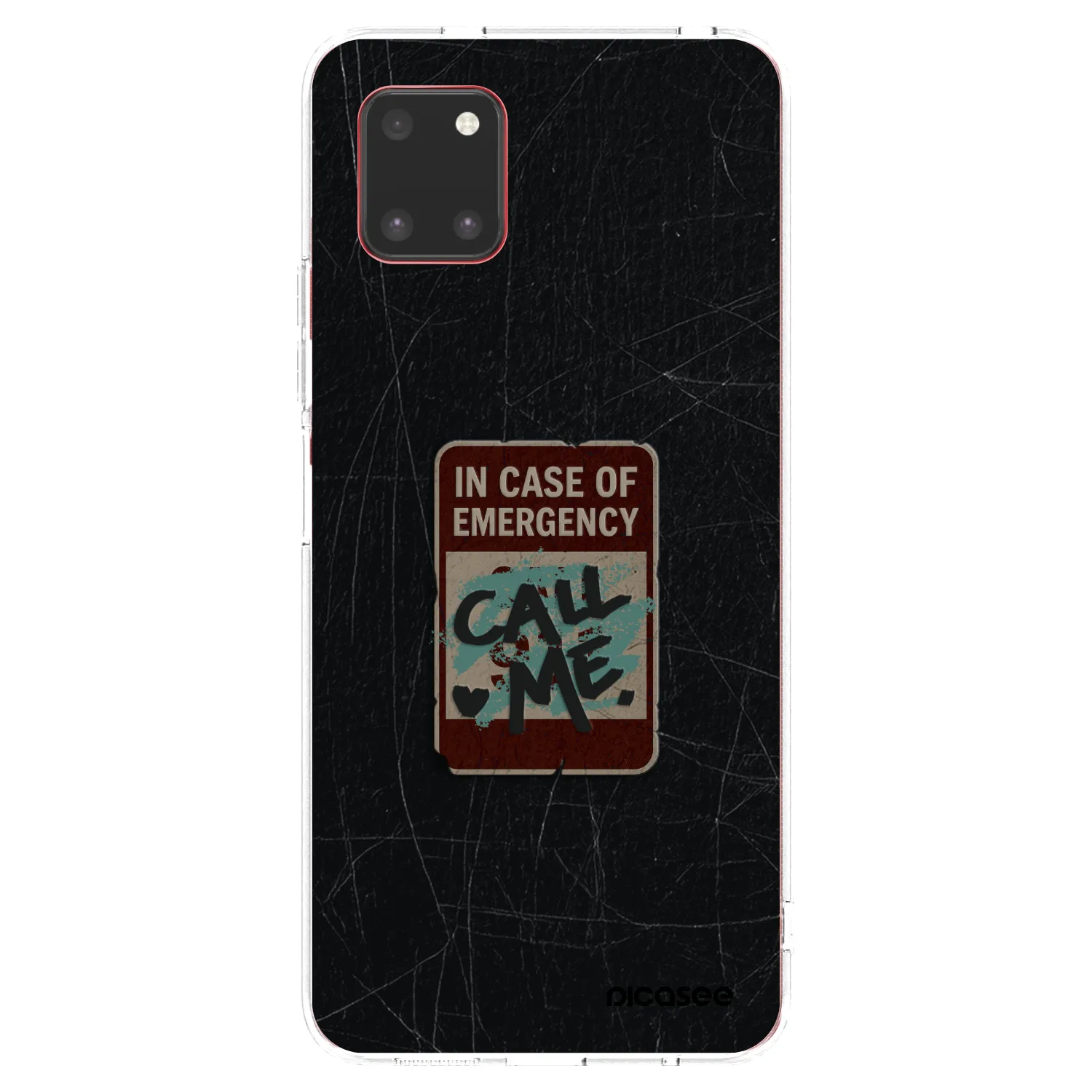 Picasee husă transparentă din silicon pentru Samsung Galaxy Note 10 Lite N770F - EMERGENCY