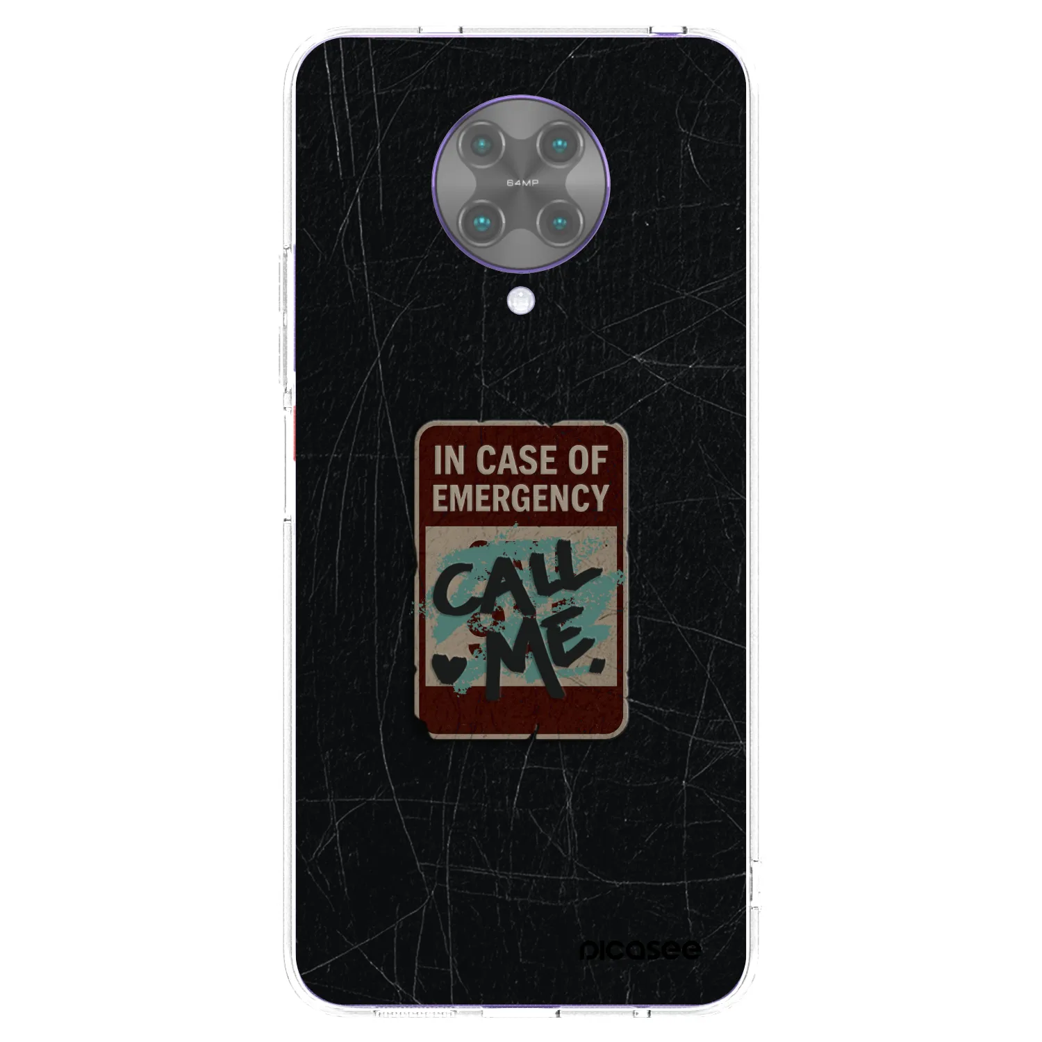 Picasee husă transparentă din silicon pentru Xiaomi Poco F2 Pro - EMERGENCY
