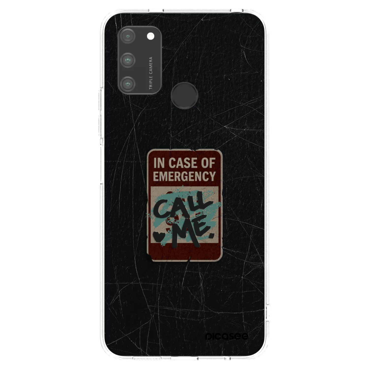 Picasee husă transparentă din silicon pentru Honor 9A - EMERGENCY