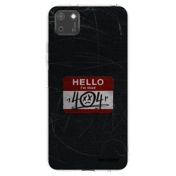 Picasee husă transparentă din silicon pentru Huawei Y5P - HELLO 404