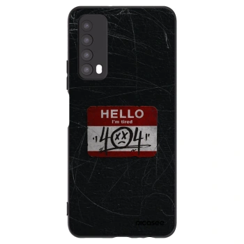 Picasee husă neagră din silicon pentru Huawei P Smart 2021 - HELLO 404