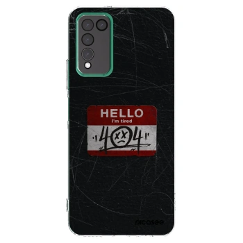 Picasee husă transparentă din silicon pentru Honor 10X Lite - HELLO 404
