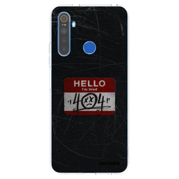 Picasee husă transparentă din silicon pentru Realme 5 - HELLO 404