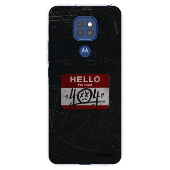 Picasee husă transparentă din silicon pentru Motorola Moto G9 Play - HELLO 404