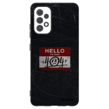 Picasee husă neagră din silicon pentru Samsung Galaxy A32 5G A326B - HELLO 404