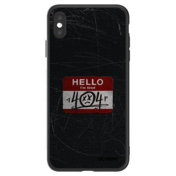 Picasee ULTIMATE CASE pentru Apple iPhone XS Max - HELLO 404
