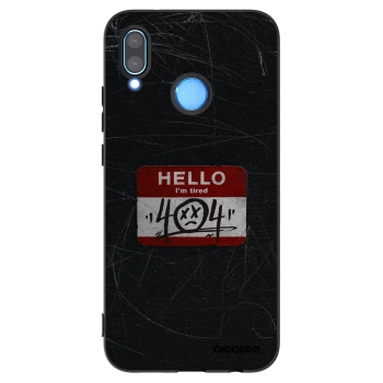 Picasee husă neagră din silicon pentru Huawei P20 Lite - HELLO 404
