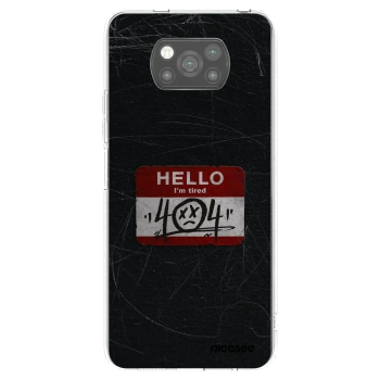 Picasee husă neagră din silicon pentru Xiaomi Poco X3 Pro - HELLO 404