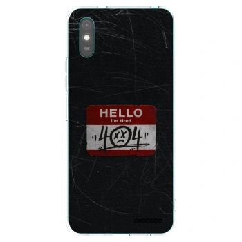 Picasee husă transparentă din silicon pentru Xiaomi Redmi 9AT - HELLO 404