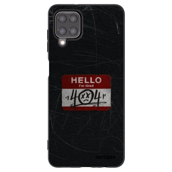 Picasee husă neagră din silicon pentru Samsung Galaxy M12 M127F - HELLO 404