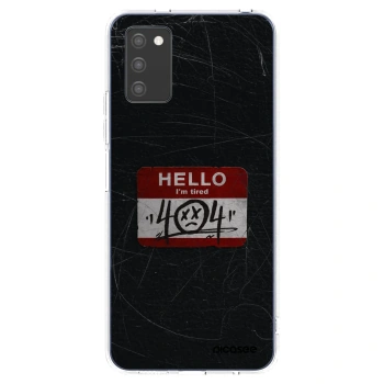 Picasee husă transparentă din silicon pentru Samsung Galaxy A02s A025G - HELLO 404