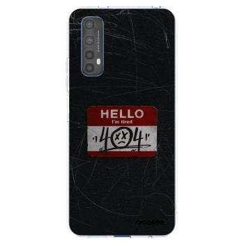 Picasee husă transparentă din silicon pentru Realme 7 - HELLO 404