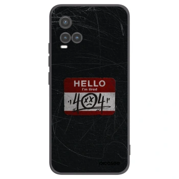 Picasee husă neagră din silicon pentru Vivo Y33s - HELLO 404