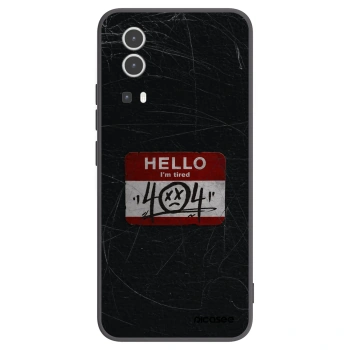 Picasee husă neagră din silicon pentru Vivo Y72 5G - HELLO 404