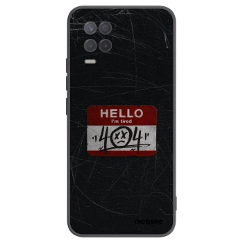 Picasee husă neagră din silicon pentru Realme 8 5G - HELLO 404