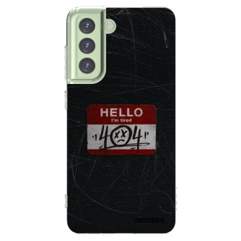 Picasee husă transparentă din silicon pentru Samsung Galaxy S21 FE 5G - HELLO 404