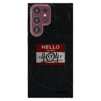 Picasee husă transparentă din silicon pentru Samsung Galaxy S22 Ultra 5G - HELLO 404