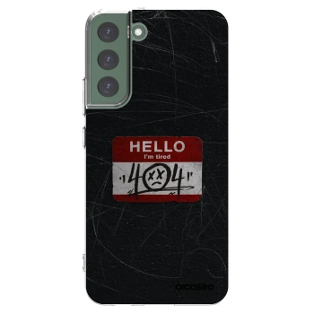 Picasee husă transparentă din silicon pentru Samsung Galaxy S22+ 5G - HELLO 404