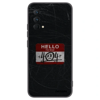 Picasee husă neagră din silicon pentru Realme GT Master Edition 5G - HELLO 404