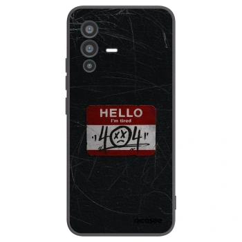 Picasee husă neagră din silicon pentru Vivo V23 5G - HELLO 404