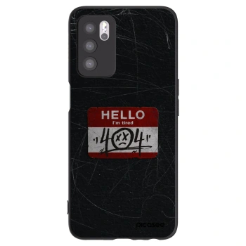 Picasee husă neagră din silicon pentru OPPO A16s - HELLO 404