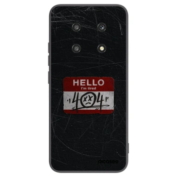 Picasee husă neagră din silicon pentru Honor Magic4 Lite 5G - HELLO 404
