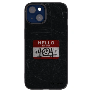 Picasee husă neagră din silicon pentru Apple iPhone 14 - HELLO 404