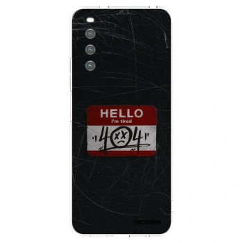 Picasee husă transparentă din silicon pentru Sony Xperia 10 IV 5G - HELLO 404