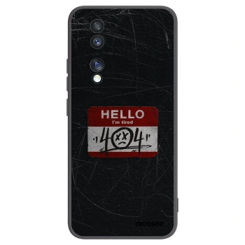 Picasee husă neagră din silicon pentru Honor 70 - HELLO 404