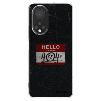 Picasee husă transparentă din silicon pentru Honor X7 - HELLO 404