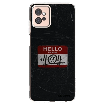 Picasee husă transparentă din silicon pentru Motorola Moto G32 - HELLO 404
