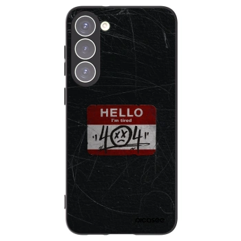 Picasee husă neagră din silicon pentru Samsung Galaxy S23+ 5G - HELLO 404