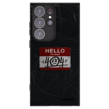 Picasee husă neagră din silicon pentru Samsung Galaxy S23 Ultra 5G - HELLO 404