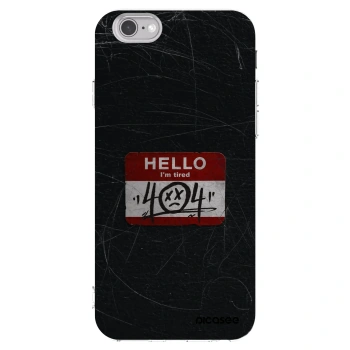 Picasee husă transparentă din silicon pentru Apple iPhone 6/6S - HELLO 404