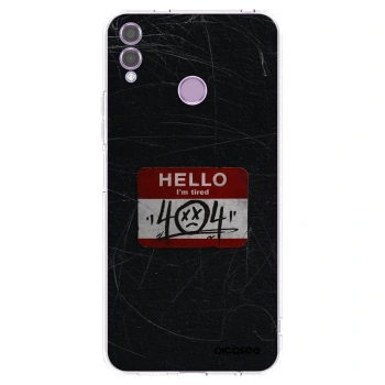 Picasee husă transparentă din silicon pentru Honor 8X - HELLO 404