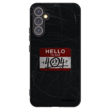 Picasee husă neagră din silicon pentru Samsung Galaxy A34 5G A346B - HELLO 404