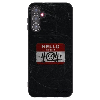 Picasee husă neagră din silicon pentru Samsung Galaxy A14 4G A145R - HELLO 404