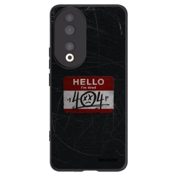 Picasee husă neagră din silicon pentru Honor 90 5G - HELLO 404