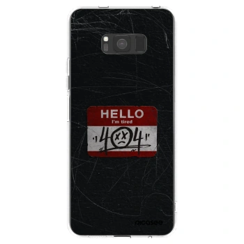 Picasee husă transparentă din silicon pentru Samsung Galaxy S8 G950F - HELLO 404