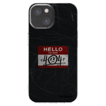Picasee husă transparentă din silicon pentru Apple iPhone 15 - HELLO 404