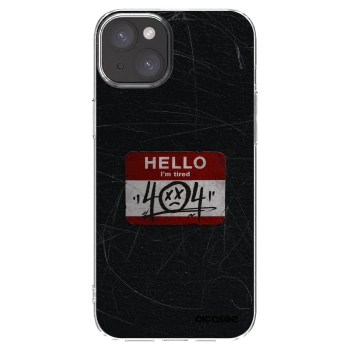 Picasee husă transparentă din silicon pentru Apple iPhone 15 Plus - HELLO 404