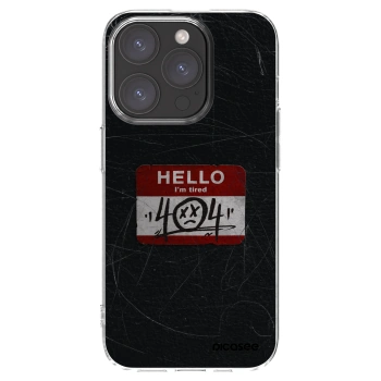 Picasee husă transparentă din silicon pentru Apple iPhone 15 Pro - HELLO 404