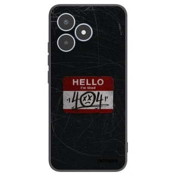 Picasee husă neagră din silicon pentru Realme C53 - HELLO 404