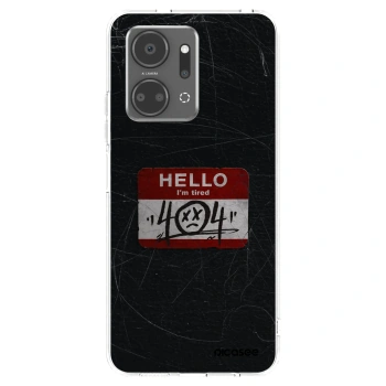 Picasee husă transparentă din silicon pentru Honor X7a - HELLO 404