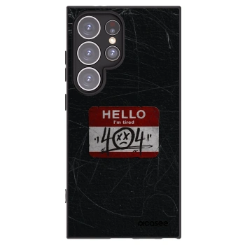 Picasee husă neagră din silicon pentru Samsung Galaxy S24 Ultra S928B 5G - HELLO 404