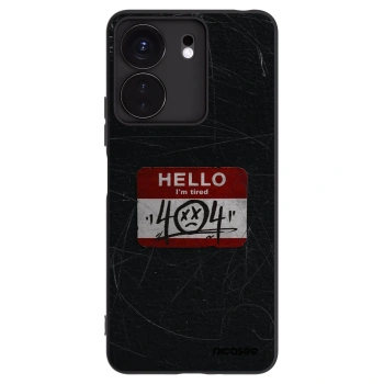 Picasee husă neagră din silicon pentru Xiaomi Redmi 13C 4G - HELLO 404