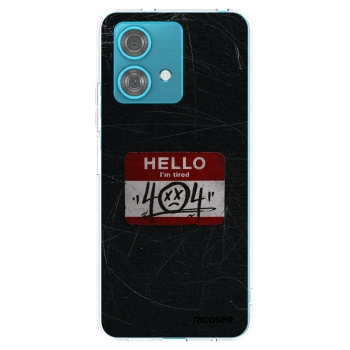 Picasee husă transparentă din silicon pentru Motorola Edge 40 Neo - HELLO 404