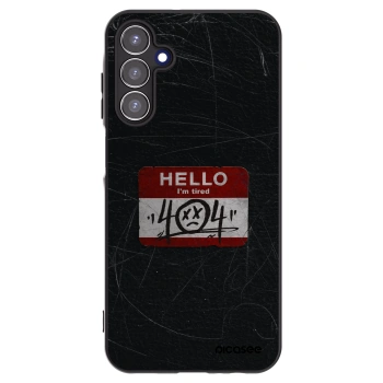 Picasee husă neagră din silicon pentru Samsung Galaxy A15 A156B 5G - HELLO 404