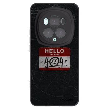 Picasee husă neagră din silicon pentru Honor Magic6 Pro - HELLO 404