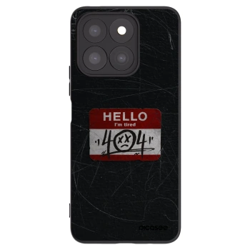 Picasee husă neagră din silicon pentru Honor X8b - HELLO 404